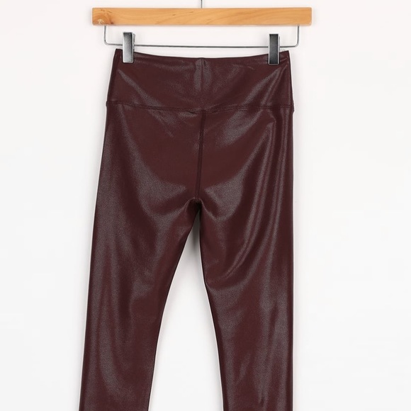 NWT Lulu’s Step Up metallic medium impact high waisted leggings - Picture 4 of 6